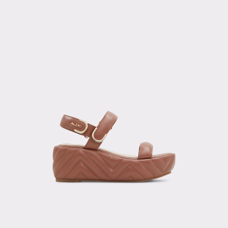 Rust Eroellan Wedge Sandal Platform Aldo Fashion