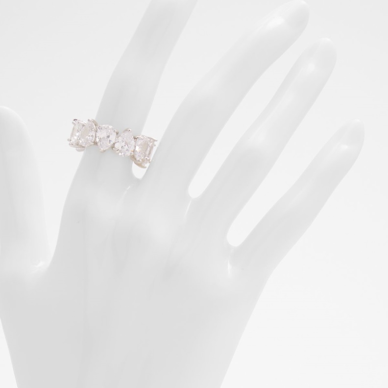 Silver-Clear Multi Aldo Fashion Esna Ring