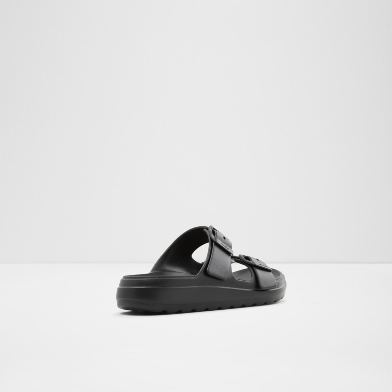 Fashion Aldo Black Eteiven Slide Sandal