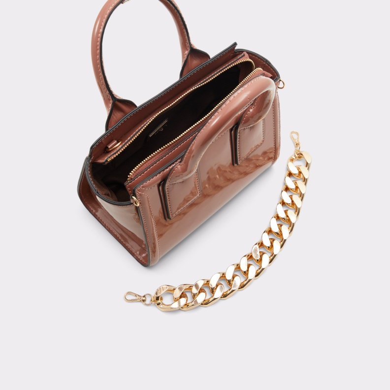 Fabyx Satchel Bag Aldo Fashion Dark Beige