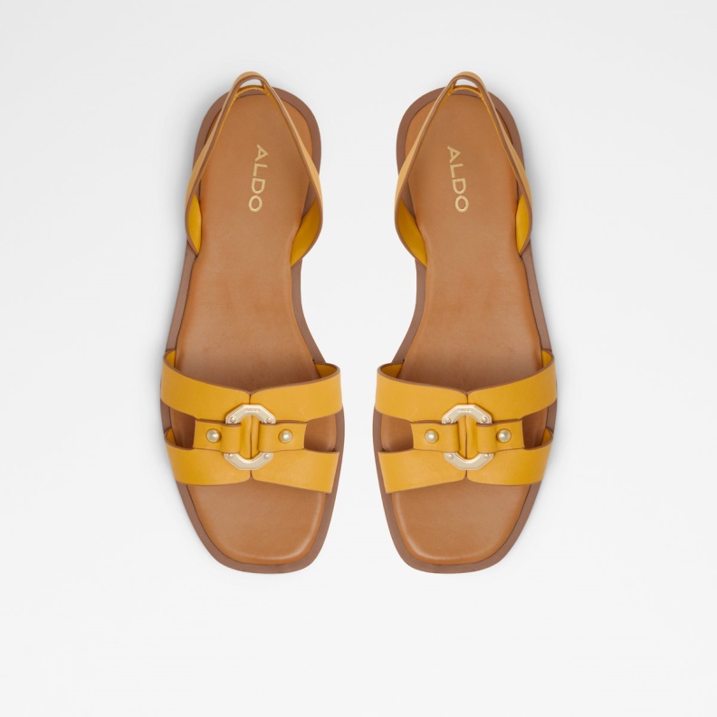 Fashion Yellow Fandra Sling Back Sandal Aldo
