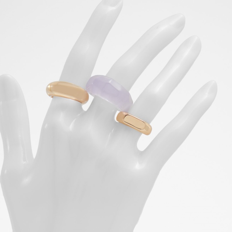 Fashion Light Purple Aldo Farabentar Ring