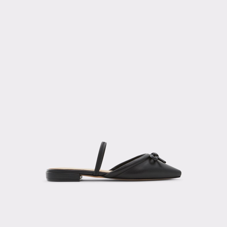 Fashion Black Faralaegyn Mule Ballerina Block Heel Aldo