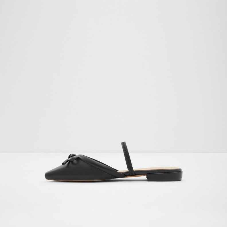 Fashion Black Faralaegyn Mule Ballerina Block Heel Aldo