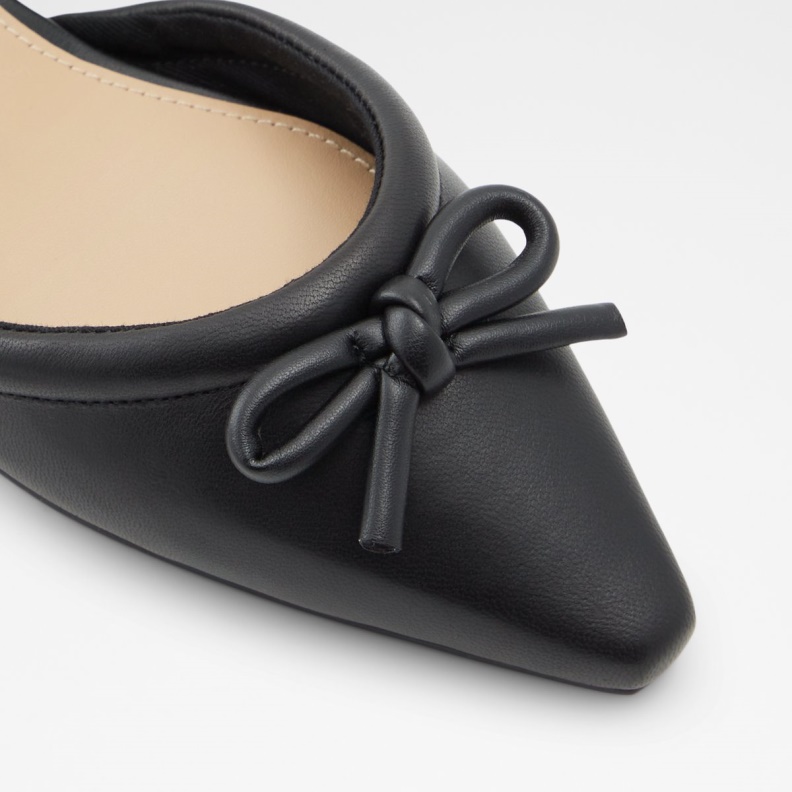 Fashion Black Faralaegyn Mule Ballerina Block Heel Aldo