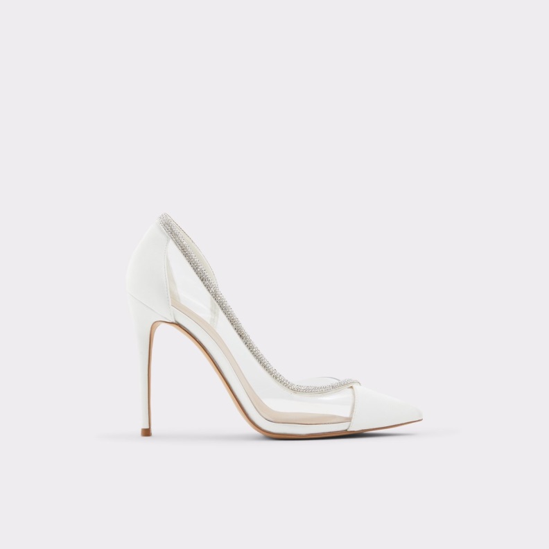 Fashion White Aldo Fibeth High Heel Shoe Stiletto Heel