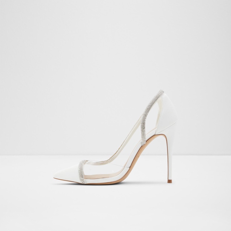 Fashion White Aldo Fibeth High Heel Shoe Stiletto Heel