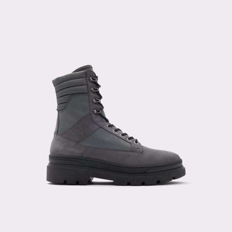 Dark Grey New Arrival Field Lace-Up Boot Lug Sole Aldo Fashion