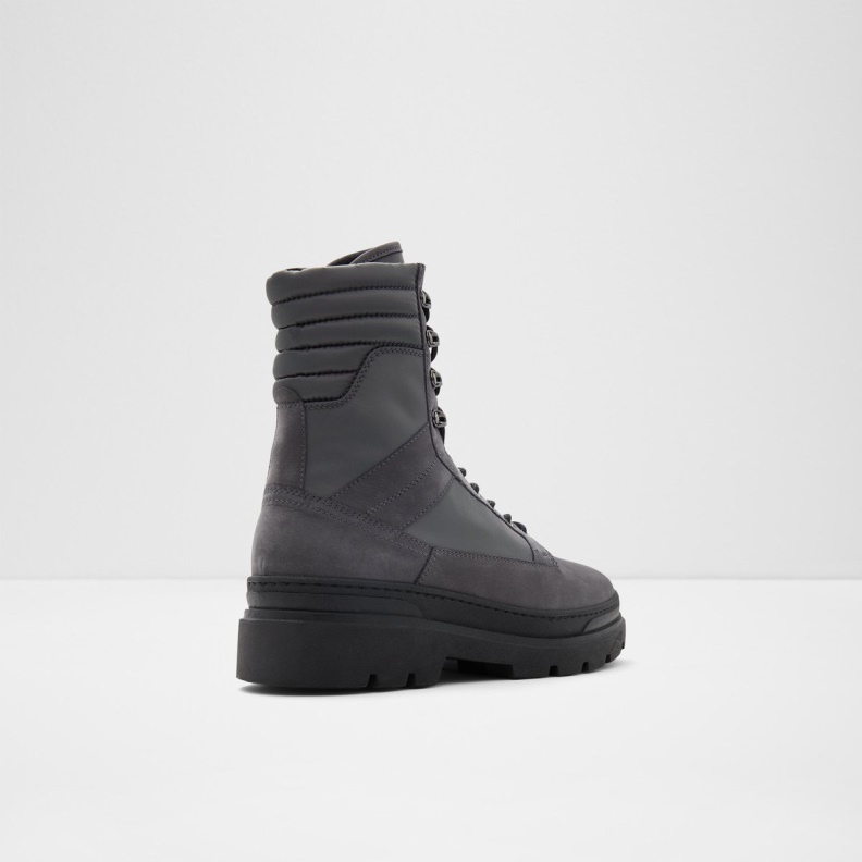 Dark Grey New Arrival Field Lace-Up Boot Lug Sole Aldo Fashion