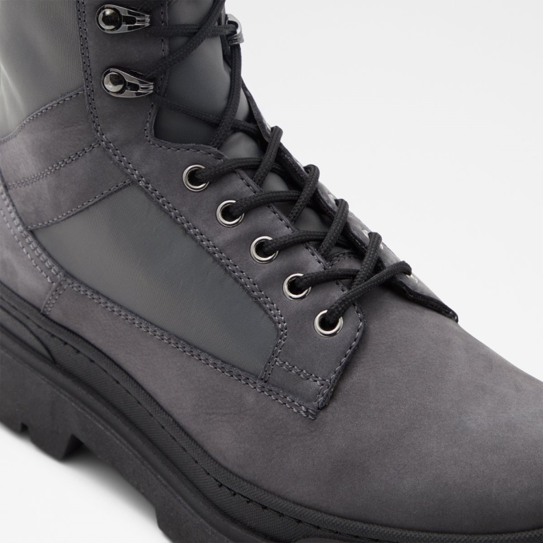 Dark Grey New Arrival Field Lace-Up Boot Lug Sole Aldo Fashion