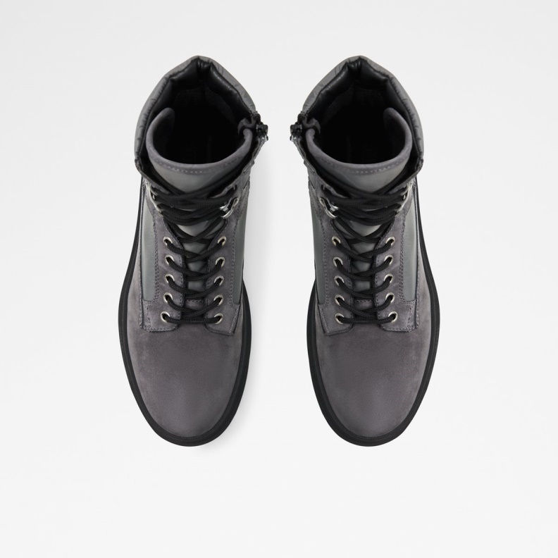 Dark Grey New Arrival Field Lace-Up Boot Lug Sole Aldo Fashion