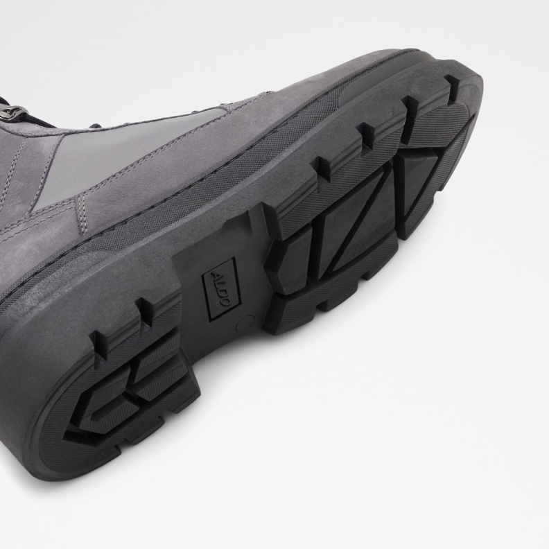 Dark Grey New Arrival Field Lace-Up Boot Lug Sole Aldo Fashion