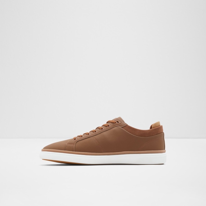 Aldo Fashion Cognac Finespec Low Top Sneaker Cup Sole