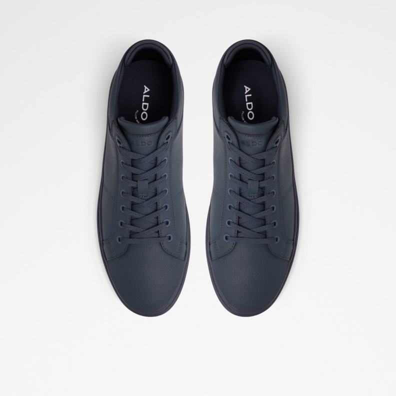 Fashion Navy Finespec Low Top Sneaker Cup Sole Aldo