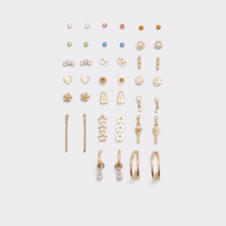 Aldo Gold-Clear Multi Fashion New Arrival Flowaer Earrings