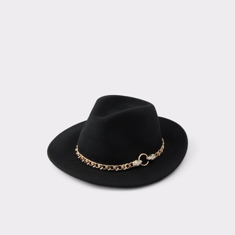 Aldo Fashion Follia Fedora Black-Gold Multi