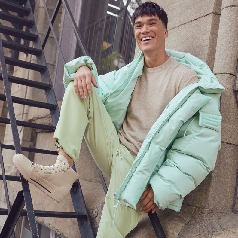 Fashion Aldo New Arrival Freesole High Top Sneaker Cup Sole Light Beige