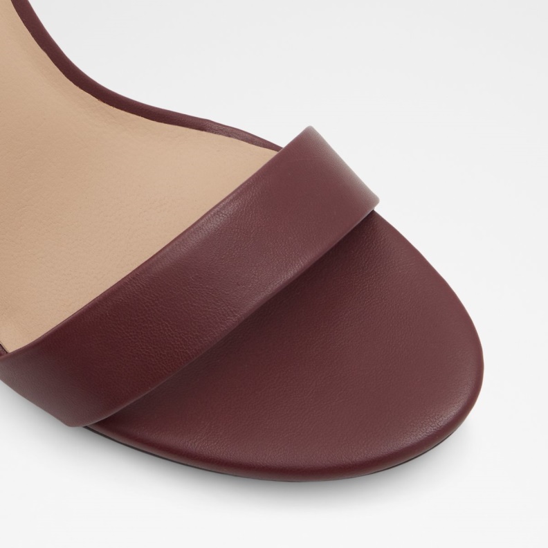 Frilajan High Heel Sandal Block Heel Bordo Aldo Fashion