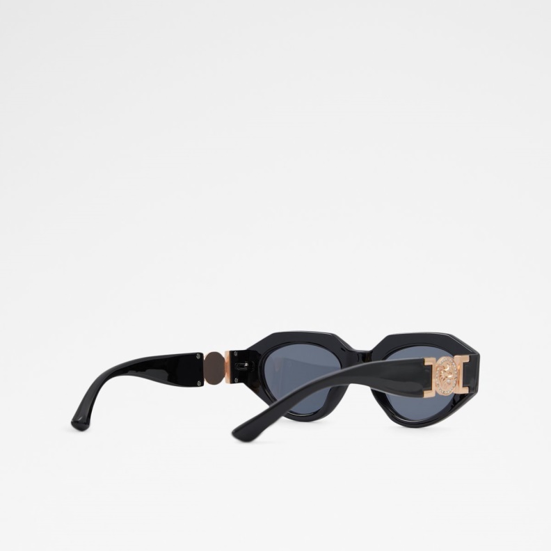 Black-Gold Multi Fashion Aldo Sold Out Galoren Square Sunglasses