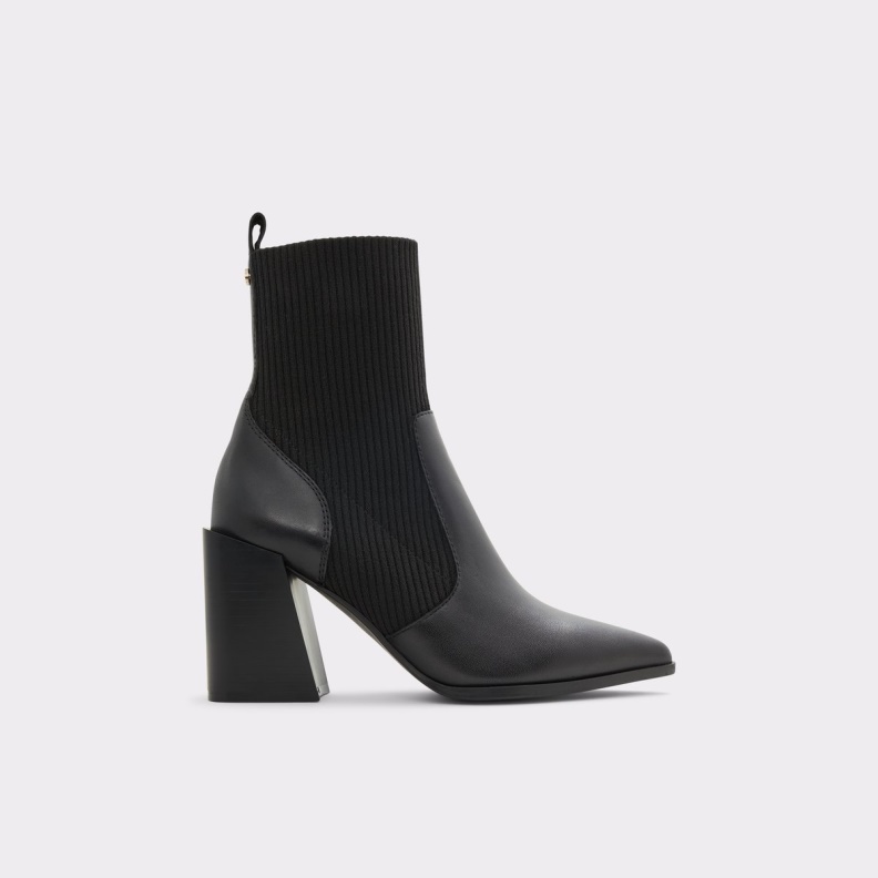 Black Fashion Aldo Ganina Sock Boot