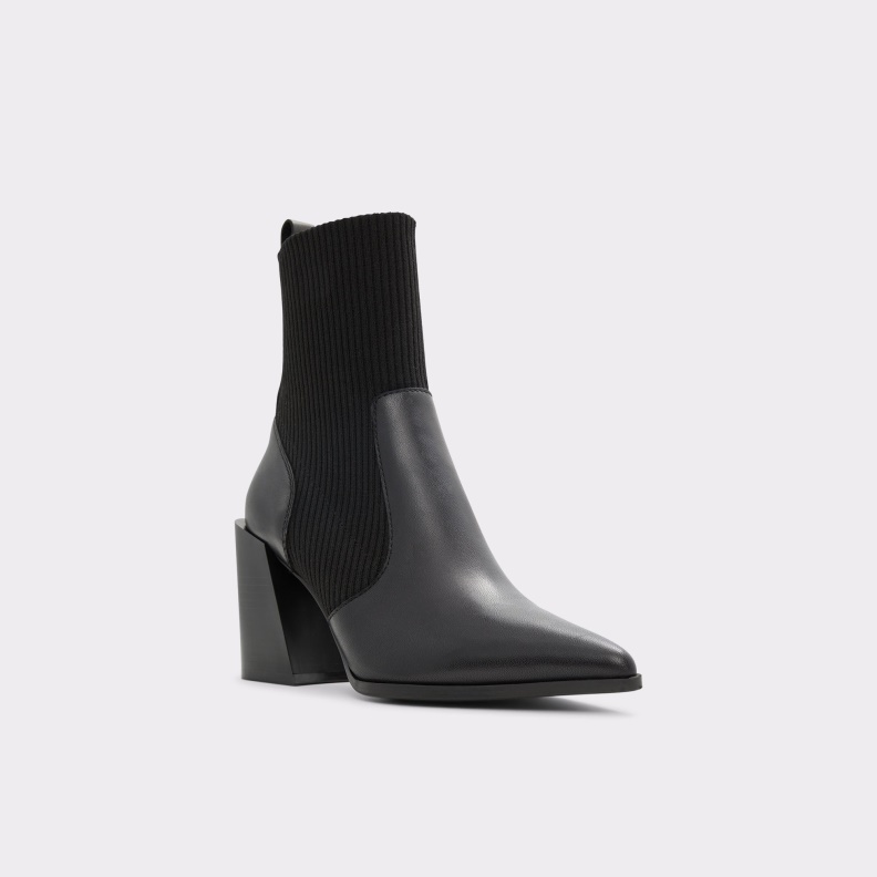 Black Fashion Aldo Ganina Sock Boot