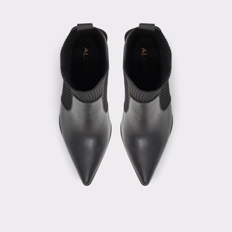 Black Ganina Sock Boot Fashion Aldo