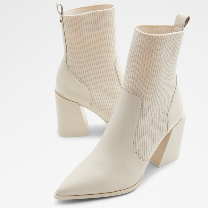 White Fashion Aldo Ganina Sock Boot