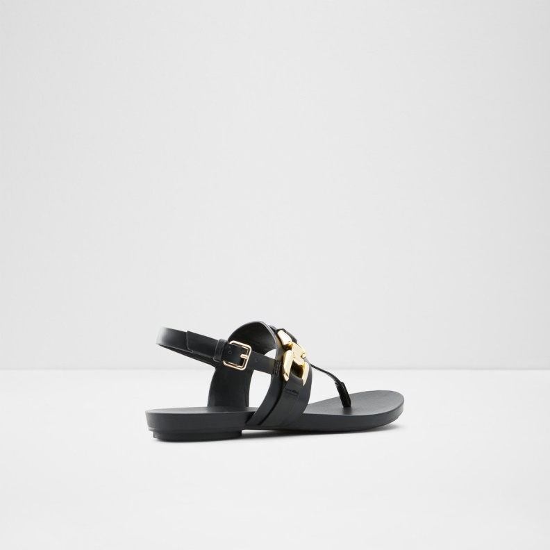 Black Fashion Aldo Gannamaryn T-Strap Sandal