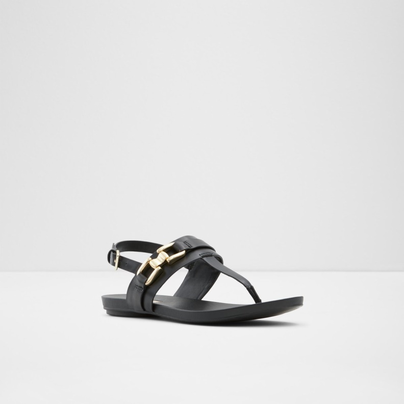 Black Fashion Aldo Gannamaryn T-Strap Sandal