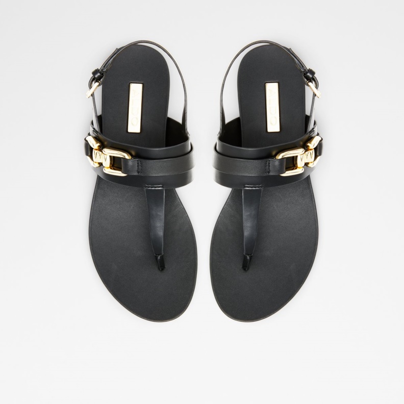 Black Fashion Aldo Gannamaryn T-Strap Sandal