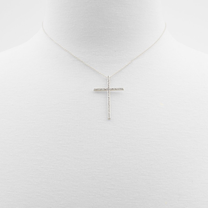 Silver-Clear Multi Gannet Necklace Aldo Fashion