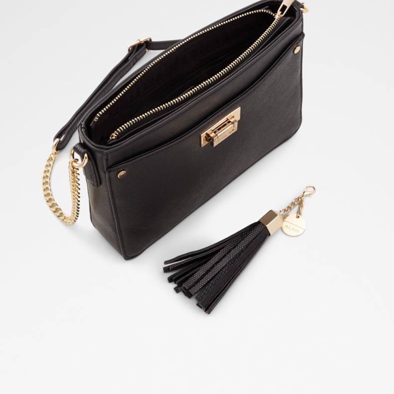 Fashion Aldo Sold Out Gauliglet Crossbody Bag Black