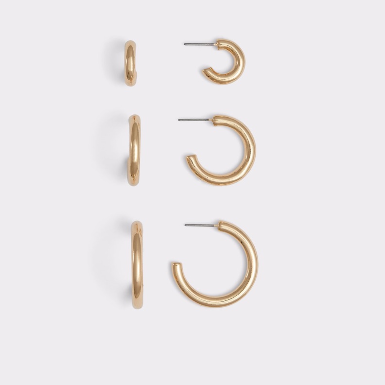 Gold Last Chance Gavobrentar Hoop Earrings Aldo Fashion