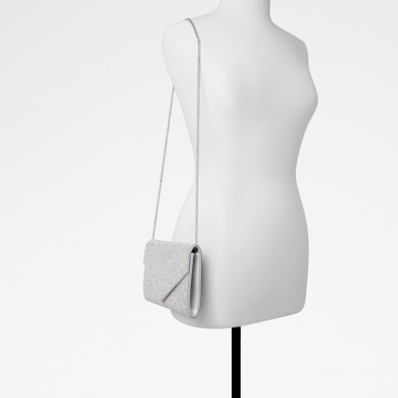 Aldo Fashion Silver Sold Out Geaven Crossbody Clutch