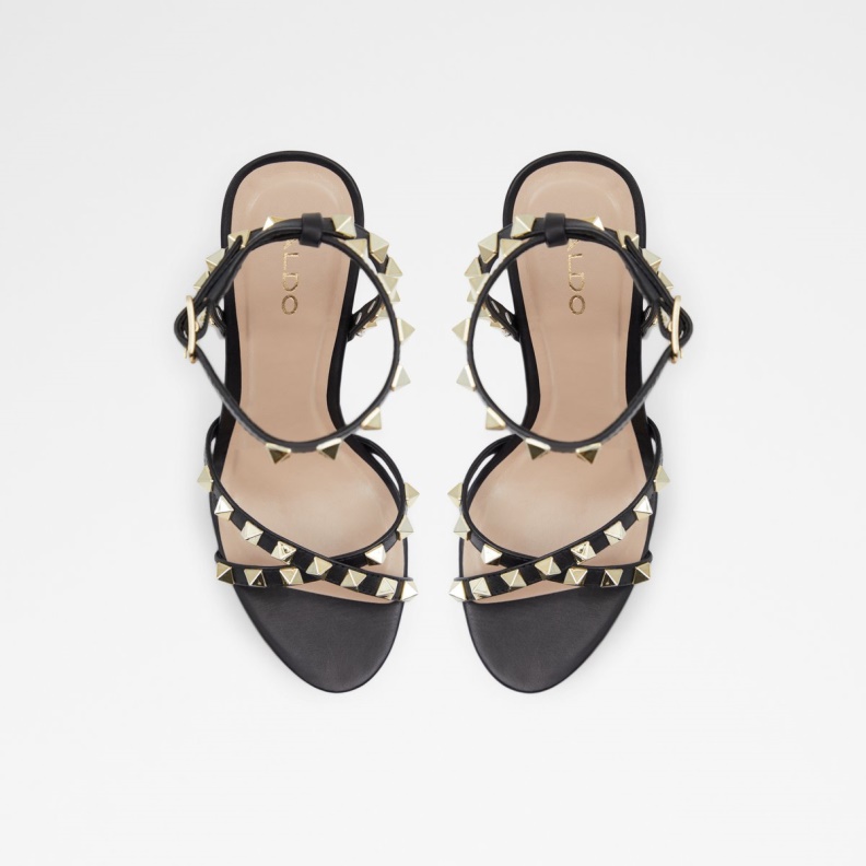 Geegully Ankle Strap Heeled Sandal Plateforme Black Aldo Fashion