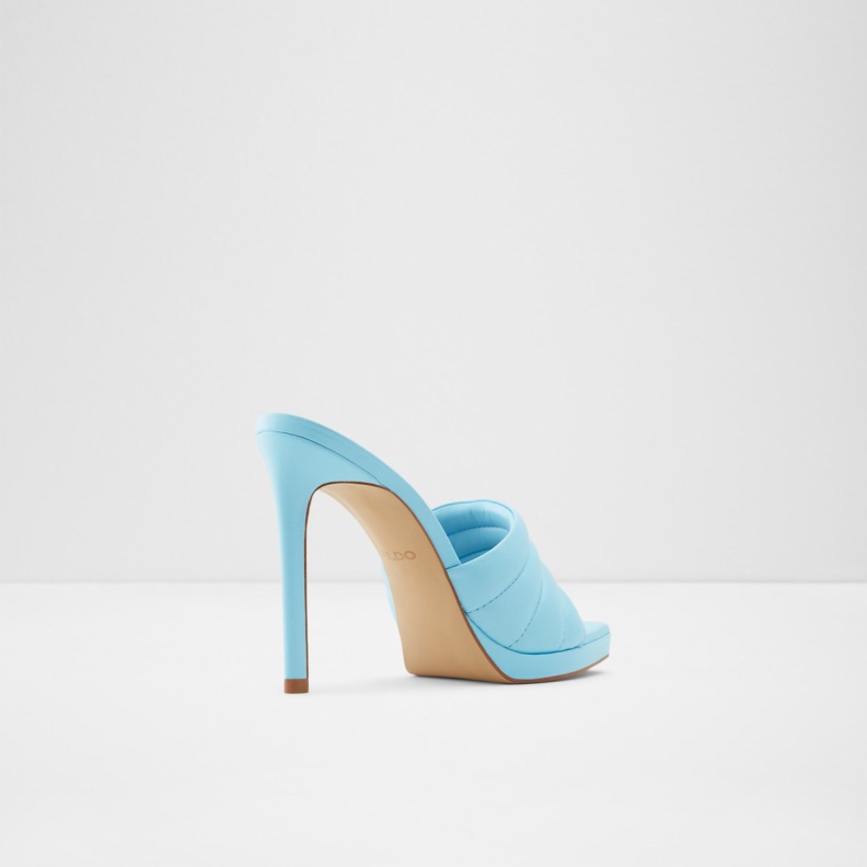 Bright Blue Aldo Fashion Gennia Heeled Mule Stiletto Platform