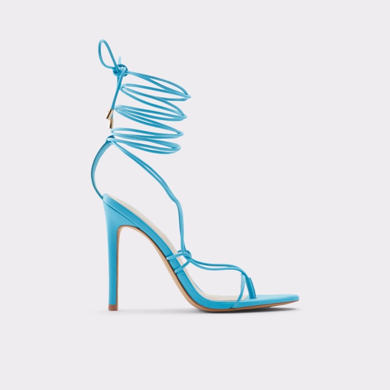 Blue Glaosa Strappy Heeled Sandal Stiletto Heel Fashion Aldo