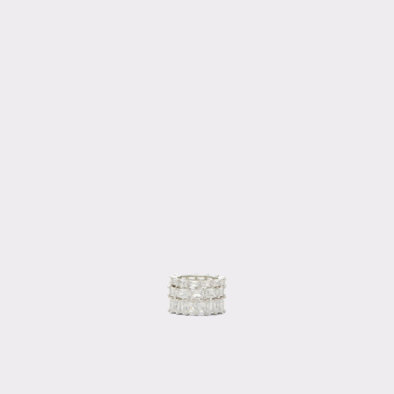 New Arrival Glenferrie Ring Fashion Silver-Clear Multi Aldo