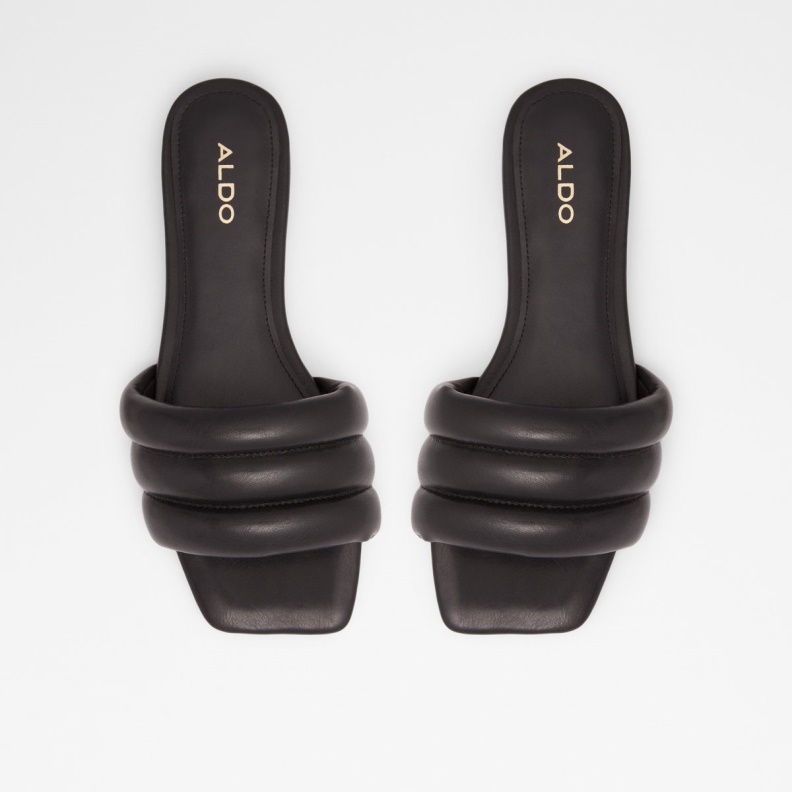 Fashion Black Aldo Goani Slide Sandal