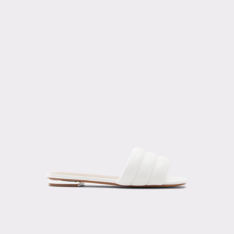 Aldo Fashion Goani Slide Sandal White