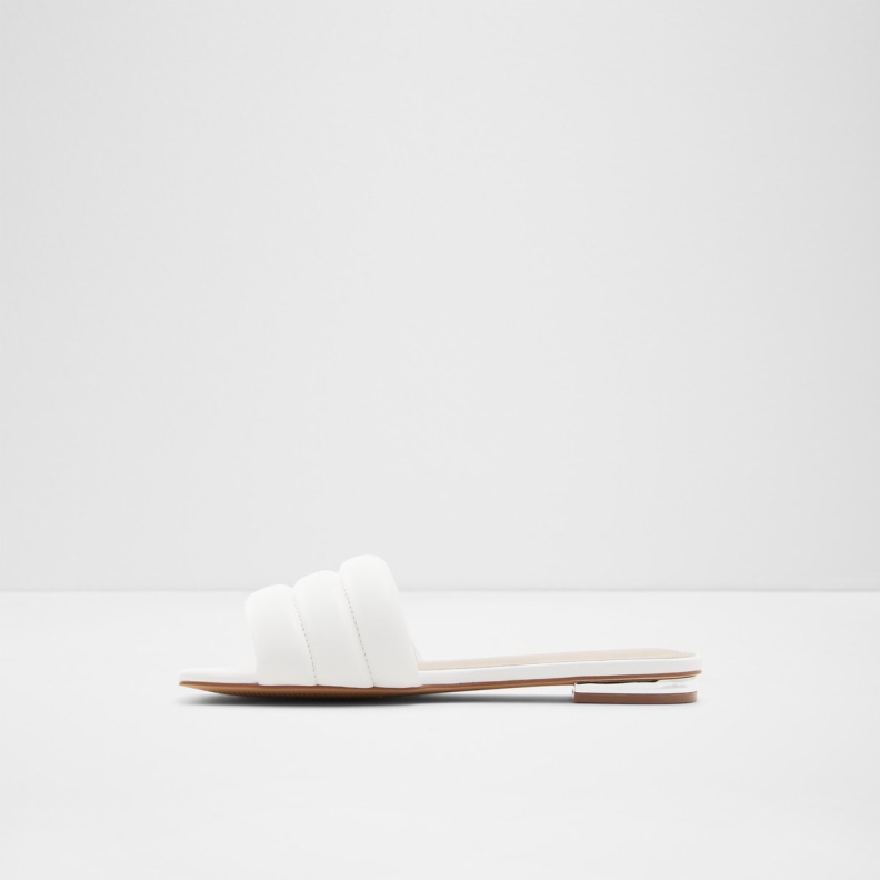 Aldo Fashion Goani Slide Sandal White