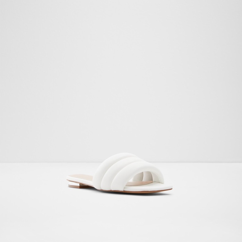 Aldo Fashion Goani Slide Sandal White