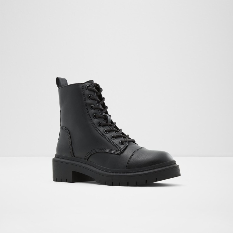 Goer Combat Boots Lug Sole Aldo Fashion Black