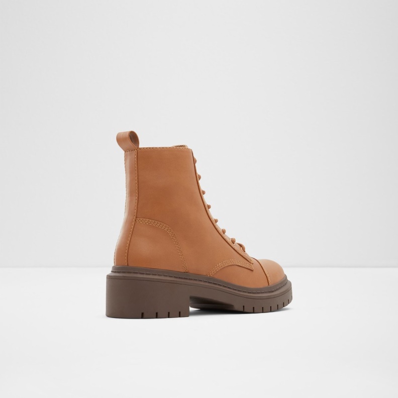 Goer Combat Boots Lug Sole Fashion Cognac Aldo