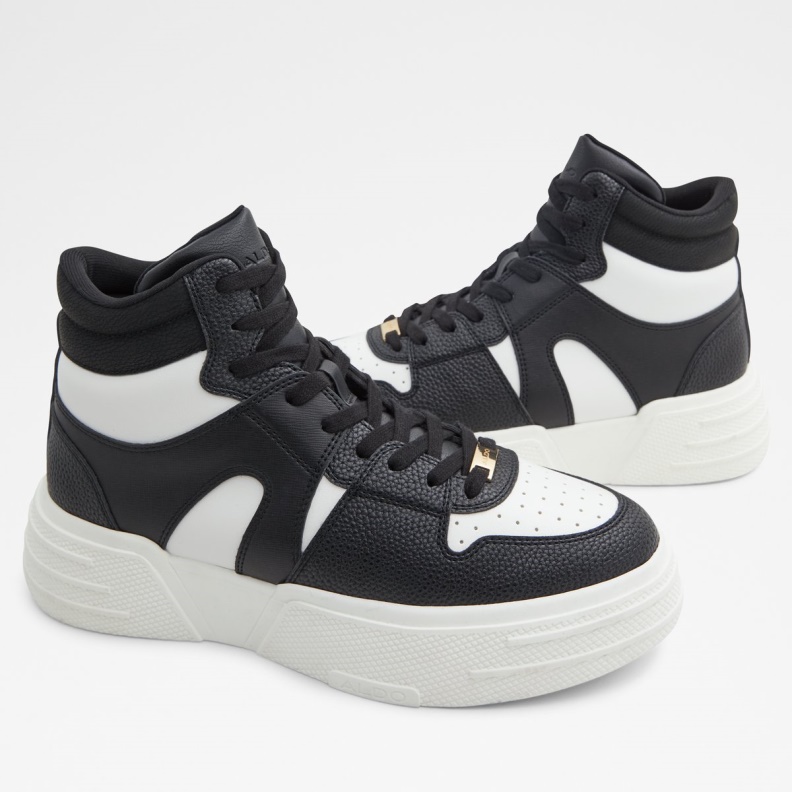 Fashion Aldo Black Goliath High Top Sneaker Cupsole