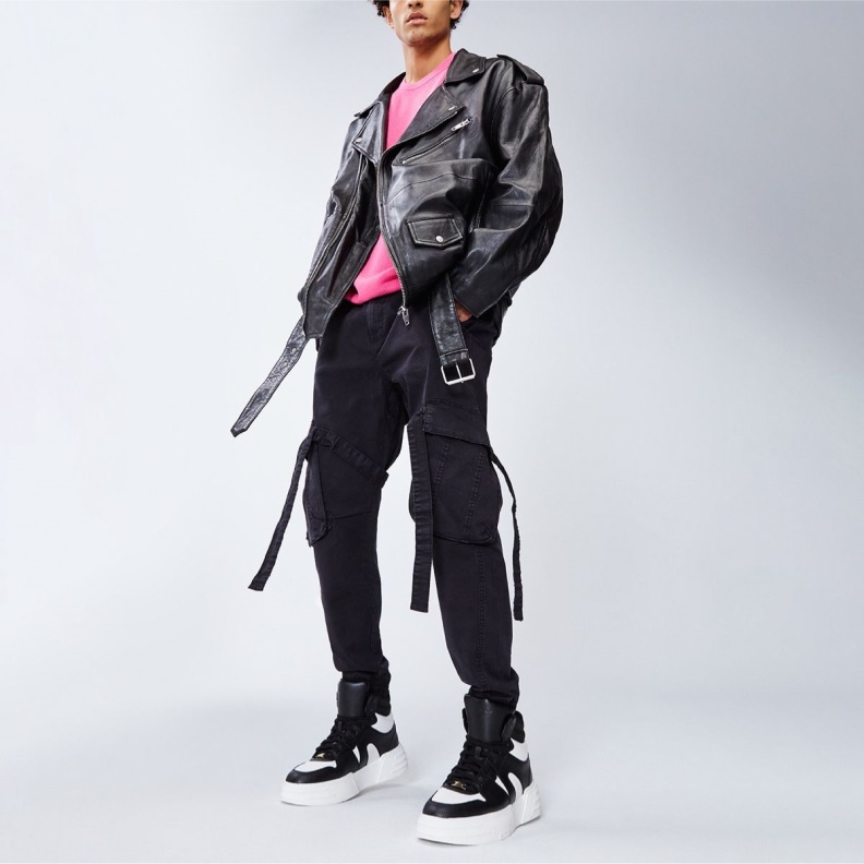 Fashion Aldo Black Goliath High Top Sneaker Cupsole