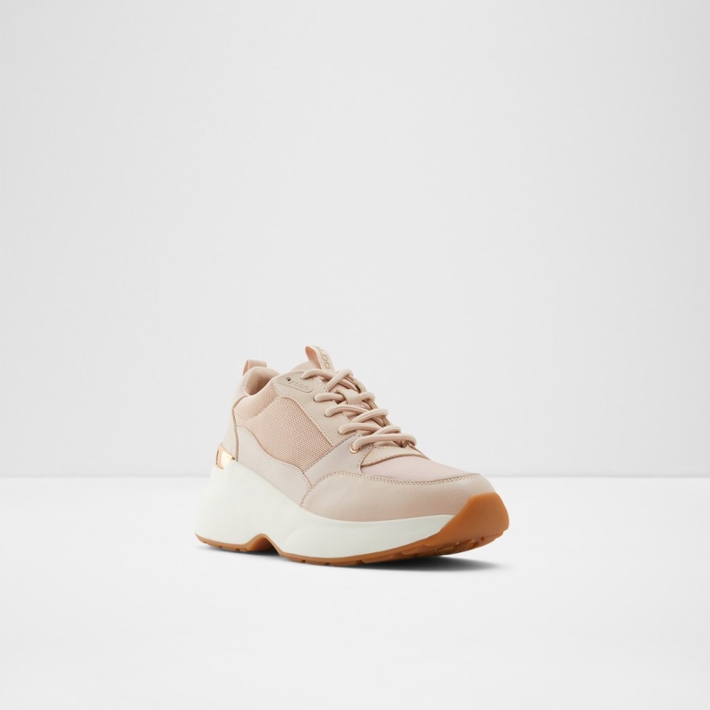 Light Pink Aldo Fashion Goodvibes Wedge Sneaker Micro Wedge Heel