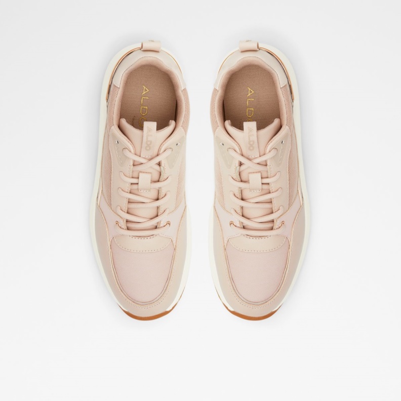 Light Pink Aldo Fashion Goodvibes Wedge Sneaker Micro Wedge Heel