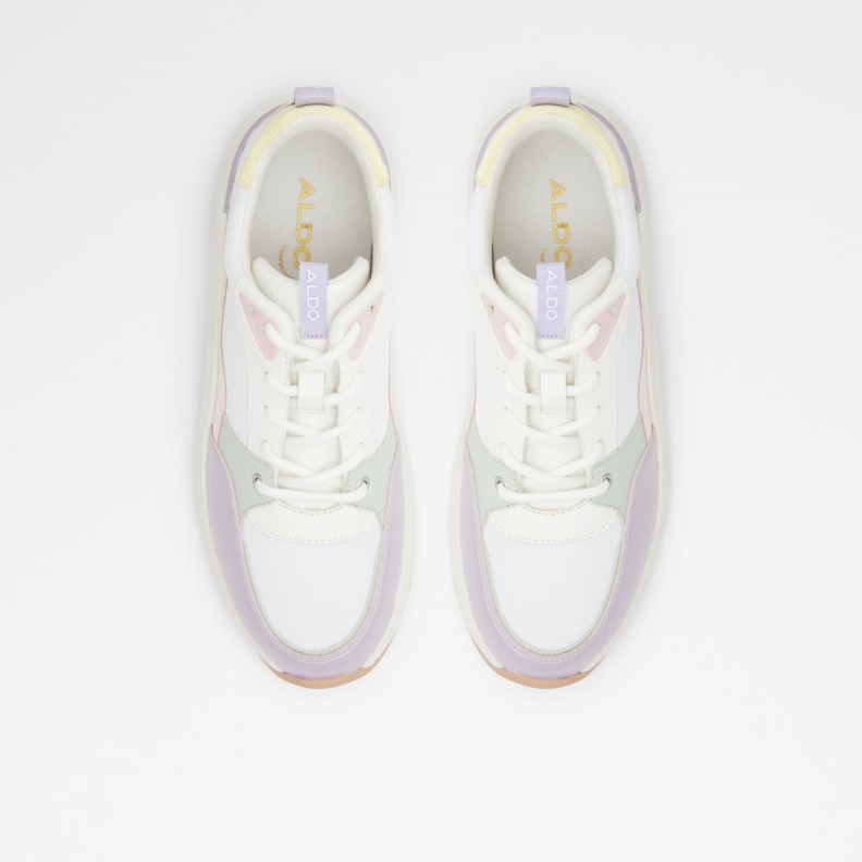 Goodvibes Wedge Sneaker Micro Wedge Heel Pastel Multi Aldo Fashion