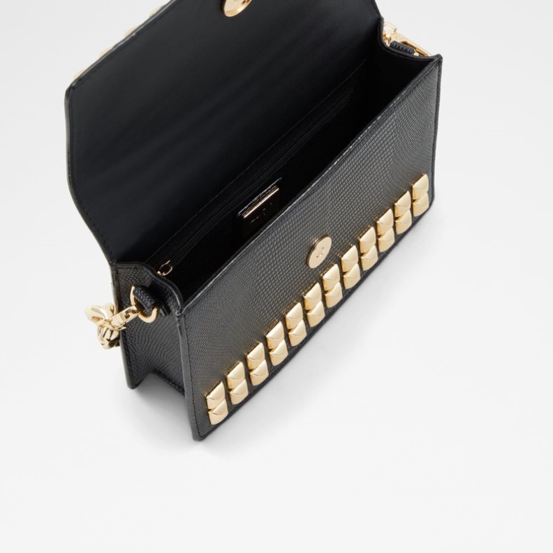 Aldo Gorgia Schwarz Synthetik Glatt Mode